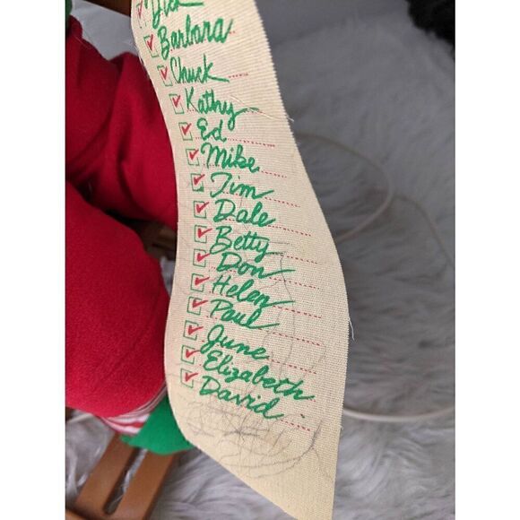 Santa's Best Animated Collectible Santa 18” Santa Claus in Moving Rocking chair - Picture 14 of 16